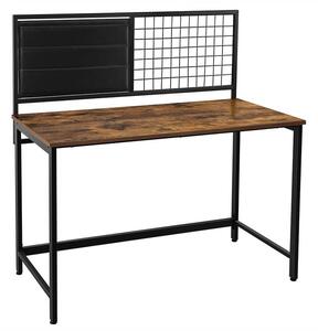 Industrialne biurko z przybornikiem / Rustic brown