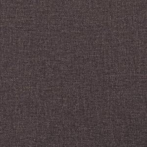Sofa 2-osobowa, ciemnobrÄ zowa, tapicerowana tkaninÄ