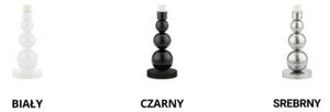 Lampka nocna na biurko lampa biurkowa LED z abażurem walec 30cm BUBBLE