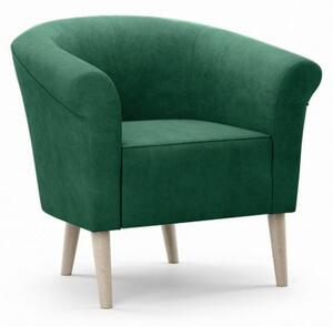 Wygodny fotel tapicerowany PERO - zielony / R38