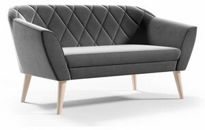 Sofa w stylu skandynawskim VIVA 2 - szary / R91