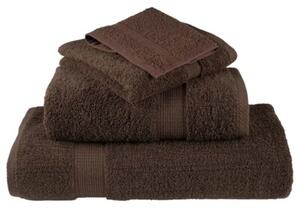 Ręczniki premium, solund, 2 szt., brązowe, 50x100 cm, 600 g/m²