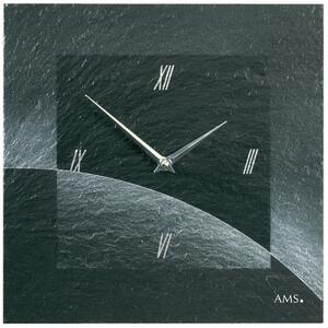 AMS 9518 zegar ścienny z łupka, 30 x 30 cm