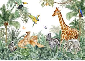 Fototapeta XXL Jungle 360 x 254 cm, 4 części