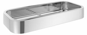 GEDY 3218 Półka prysznicowa Smart, 24,1 x 3 x 11,1cm, srebrna