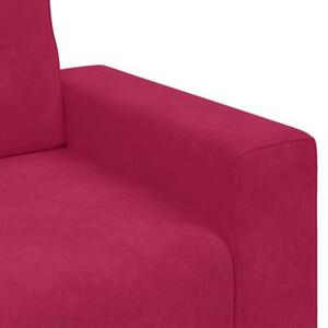 Sofa fotel wino czerwone 100x77x82 cm aksamit