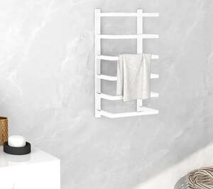 Biały wieszak na ręczniki typu drabinka - Metari 3X