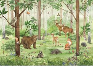 Fototapeta XXL Forest Kids 360 x 254 cm, 4 części