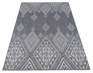 Szary dywan sznurkowy w stylu boho - Oldex 6X