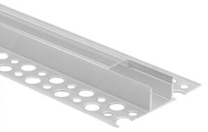 Profil do taśm LED GN01 natynkowy anodowany + klosz przezroczysty 1m Ecolight