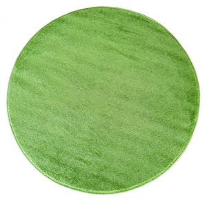 Zielony nowoczesny dywan koło - Bernis 3X