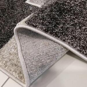 Szary miękki nowoczesny dywan - Sengalo 3X