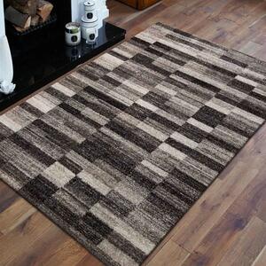 Szary nowoczesny dywan w kafelki - Sengalo 6X