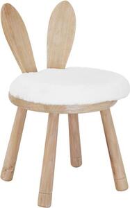 Krzesło dla dzieci z drewna Bunny