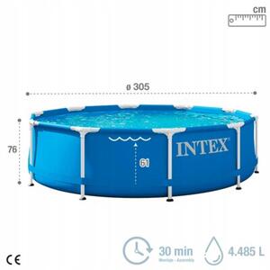 Basen Stelażowy Okrągły INTEX 28200NP 305x76 cm 4 485L model 2026