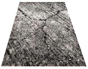 Szary nowoczesny dywan we wzory - Roseto 3X