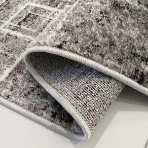 Szary nowoczesny dywan we wzory - Sengalo 5X