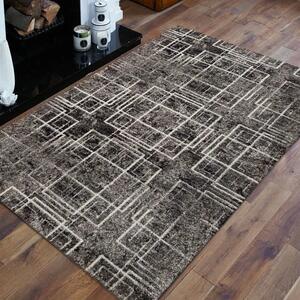 Szary nowoczesny dywan we wzory - Sengalo 5X