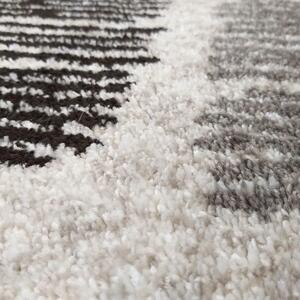 Popielaty nowoczesny dywan we wzory - Sengalo 4X