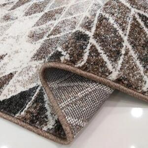 Brązowy nowoczesny miękki dywan - Tureso
