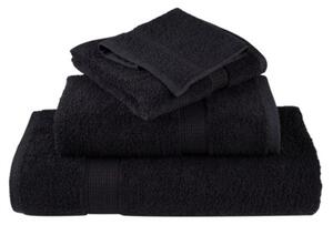 Ręczniki premium solund, 2 szt., czarne, 70x140 cm, 600 g/cm²