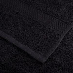Ręczniki premium solund, 2 szt., czarne, 70x140 cm, 600 g/cm²