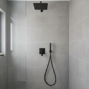 Wąż prysznicowy Sepio PVC czarny 150cm gumowy gładki obrotowy stal nierdzewna