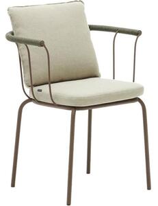 Ogrodowe krzesło z tapicerowanym siedziskiem Jay