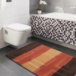 Brązowe nowoczesne dywaniki łazienkowe - Amris 3X
