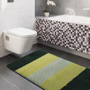 Zielone miękkie dywaniki łazienkowe - Herion 3X