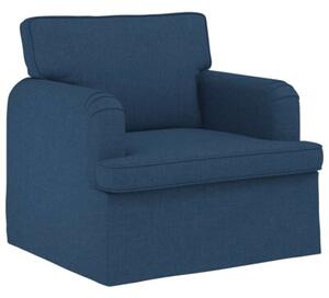 ModuÅowa sofa nowoczesna w kolorze niebieskim z ergonomicznym designem
