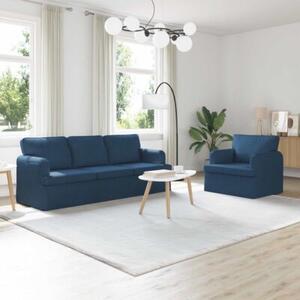 ModuÅowa sofa nowoczesna w kolorze niebieskim z ergonomicznym designem