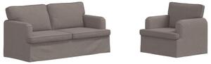 ModuÅowa sofa w ciemnoszarym kolorze z ergonomicznym designem