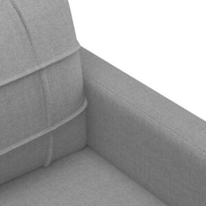 Sofa 2-osobowa, ciemnoszara, 120 cm, tapicerowana tkaninÄ