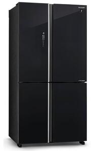 Lodówka SHARP SJ-GP780D-BK Side by Side No Frost 183cm 4D ION Plasmacluster Czarne szkło