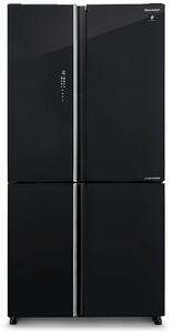 Lodówka SHARP SJ-GP780D-BK Side by Side No Frost 183cm 4D ION Plasmacluster Czarne szkło