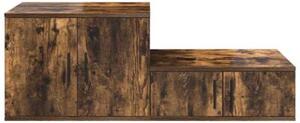 Szafka do przechowywania 2 szt. dąb wędzony 103 x 41 x 40 cm