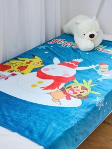 Sinsay - Świąteczny koc Pokémon - granatowy