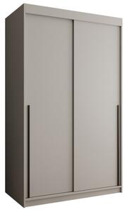 Szafa przesuwna Garderoba SIMA T 120 kaszmir + u. czarny