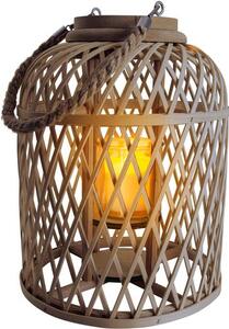 Lampa solarna LED z drewna bambusowego Korab