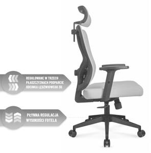 Fotel HELL'S CHAIR HC-1041 Szary