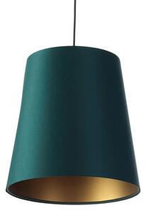 Zielono-złota lampa wisząca w stylu glamour - S403-Arva