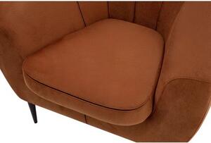 Fotel wypoczynkowy pomarańczowy OLIVIO