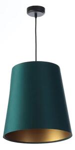 Zielono-złota lampa wisząca w stylu glamour - S403-Arva
