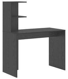 Biurko czarny dÄ b 102 x 50 x 124 cm materiaÅ drewnopochodny