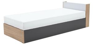 Łóżko z materacem i pojemnikiem 90 cm lewe IMOLA