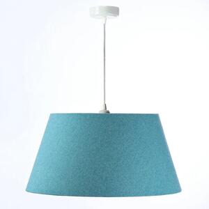 Niebiesko-miedziana lampa wisząca stożek - S410-Egida
