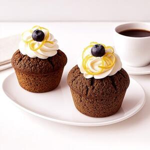 Forma do muffinek silikonowa beżowa 32,5x25x3 cm