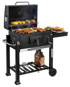 Grill ogrodowy węglowy GOCKOWIAK Vulcan Zamykany, na kółkach, termometr, popielnik