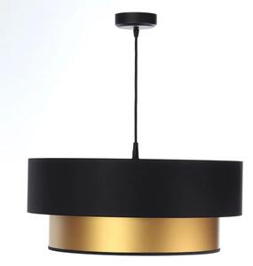 Złoto-czarna lampa wisząca w stylu glamour - S415-Parfa